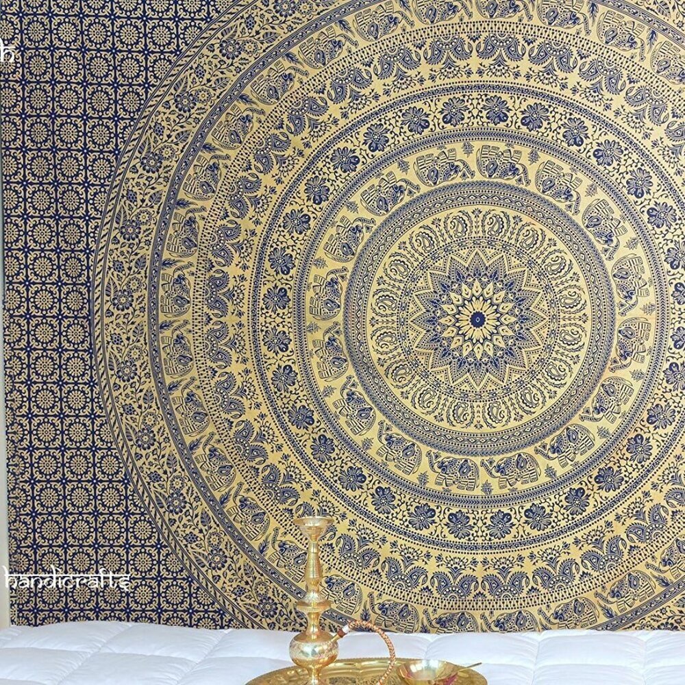 New Releases Kp774 Elephant Tapestry Wall Hanging Hippie Bohemian Mandala Wall A